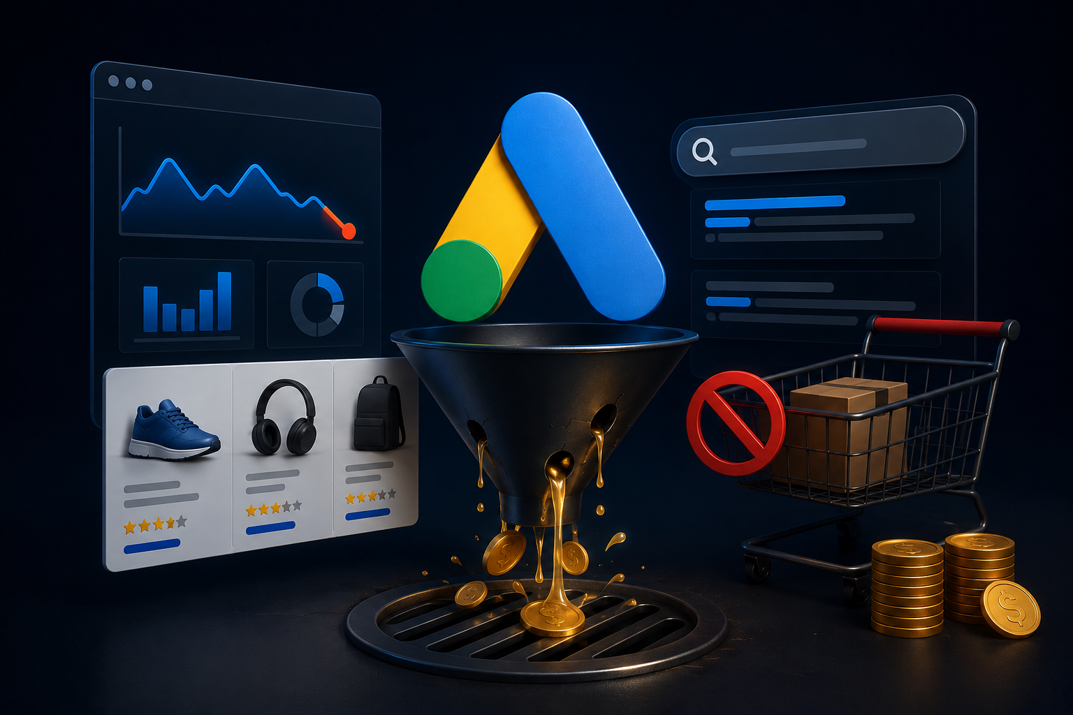Como analisar se o seu Google Ads está desperdiçando dinheiro no e-commerce — ProspectAds
